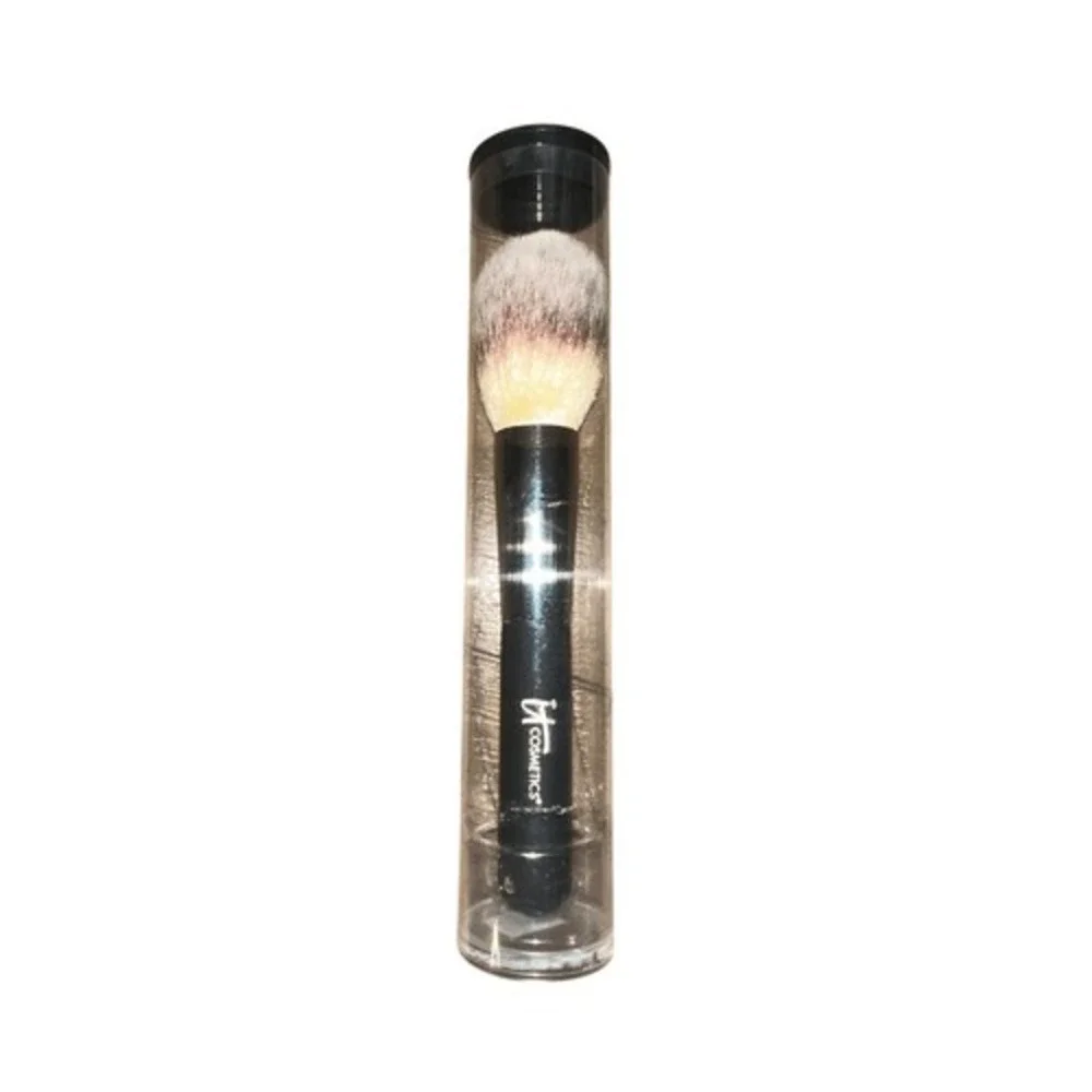 IT Cosmetics Heavenly Luxe Wand Ball Powder Brush 8 Black Silver Synthetic‎ Hair